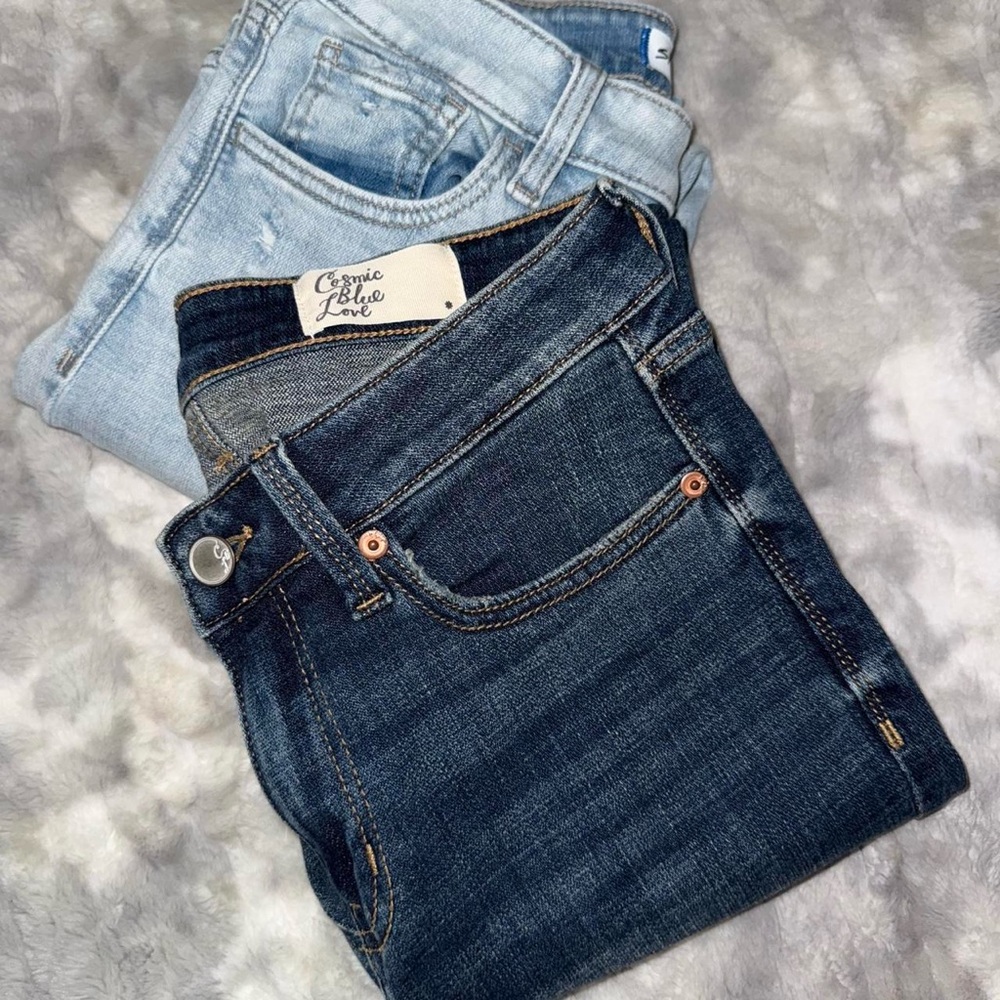 Studio Dark and Light Blue Jeans Set